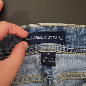 BANDOLINO BLU long denim skirt size 10